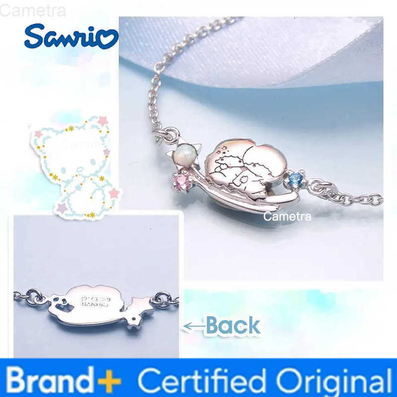 Sanrio Anime Little Twin Stars Kiki Lala Meteor ing Metal Bracelet Wrist Accessories Kawaii Decoration for Children Gifts H251229