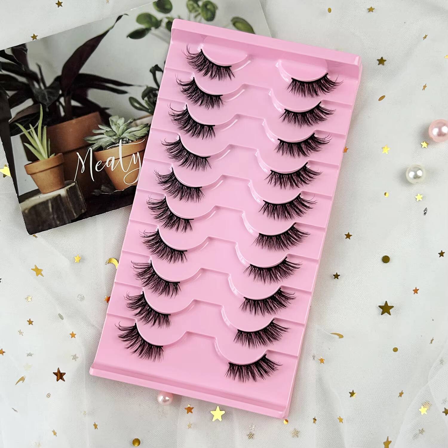 Wholesale Natural 3d Eyelashes Faux Mink Eye Lash Vegan Mink Lashes 12mm 15mm 20mm False Eyelash Vendor