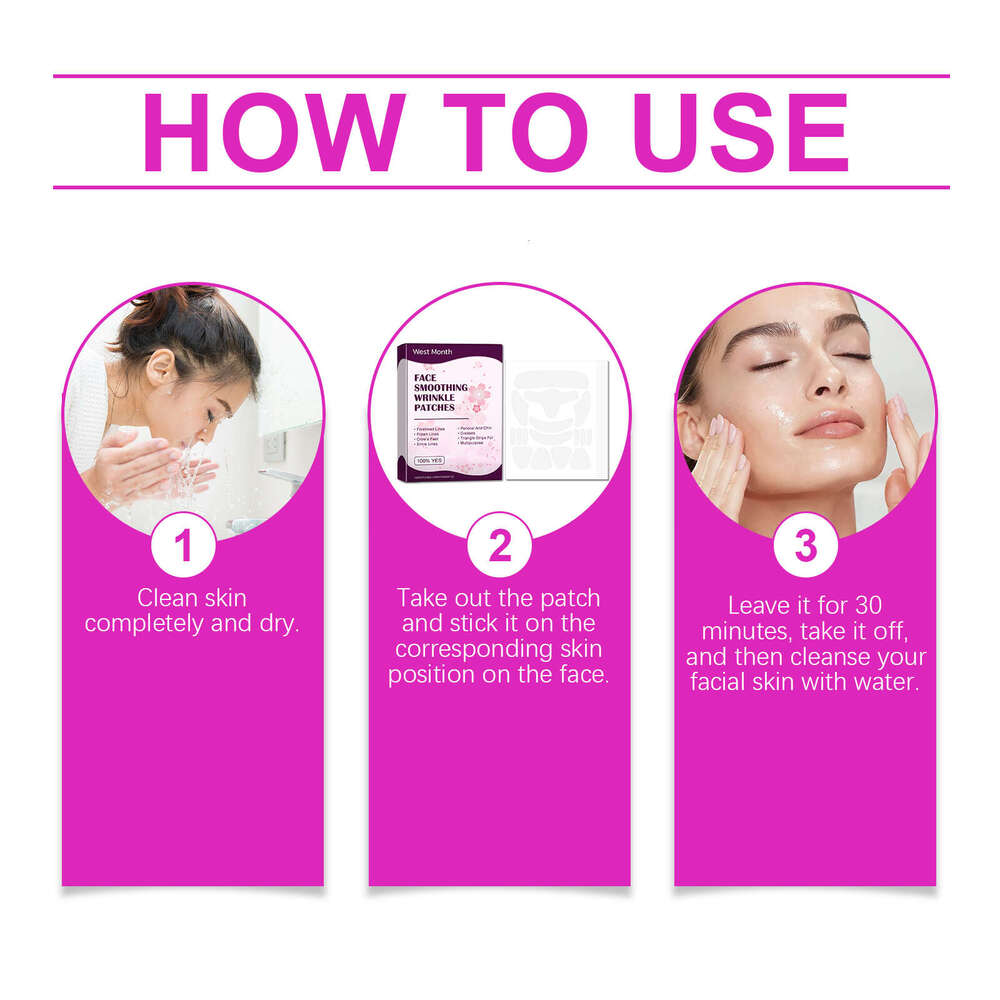 West Month Facial Loose Nourishing Skin Care Massage Patch