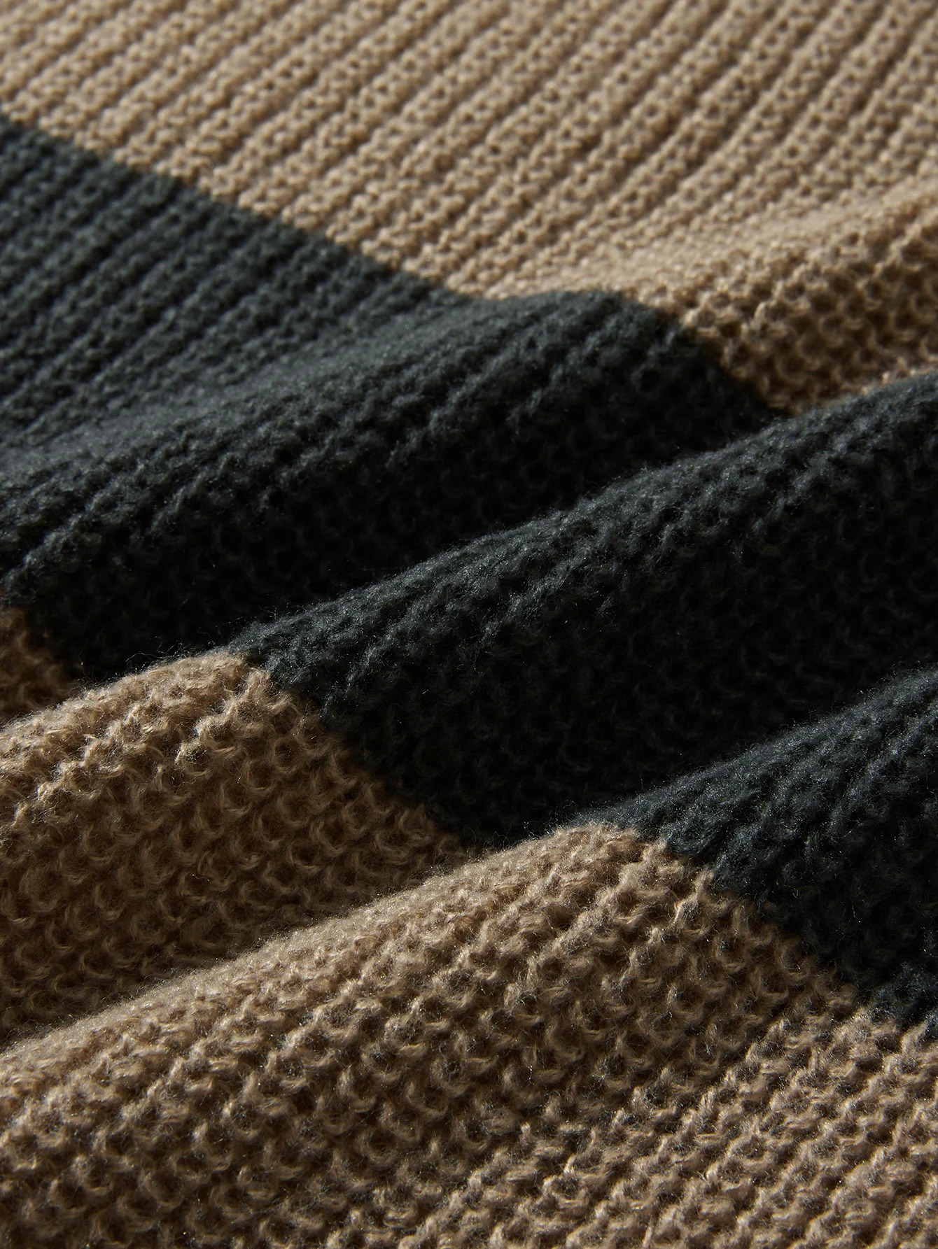 Loose Bottoming Sweater Casual Versatile Striped Pullover Mens Round Neck 251226