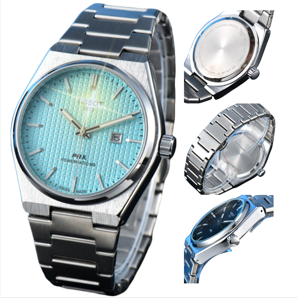 2026 NEW TOP brand Top Mens 1853Tissity watch designer luxury quartz movement watches high qualit strap sapphire Orologio PRX POWERMATIC 80 Wristwatches 3170
