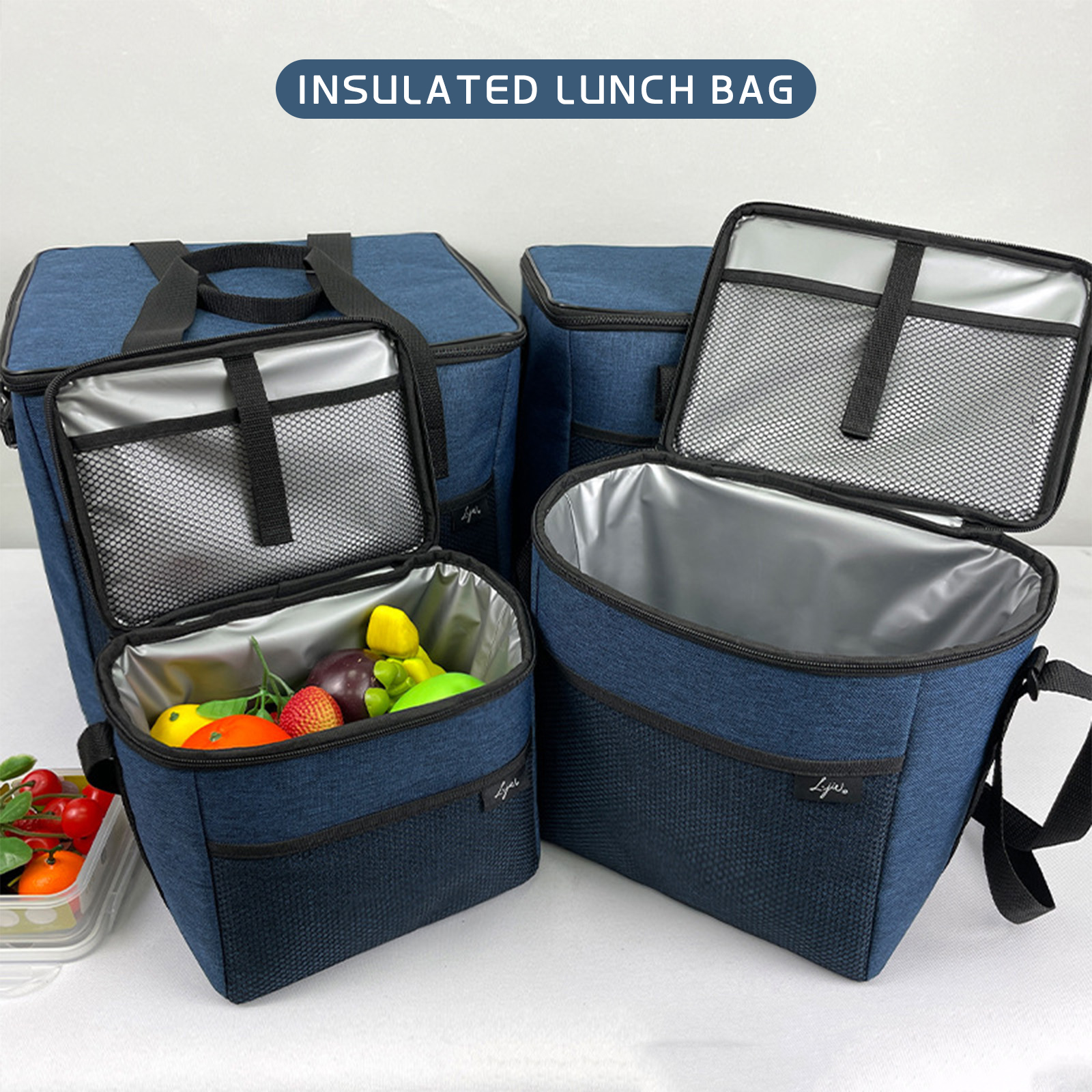Eco-friendly Insulated Lunch Tote - Perfect for Work Commute