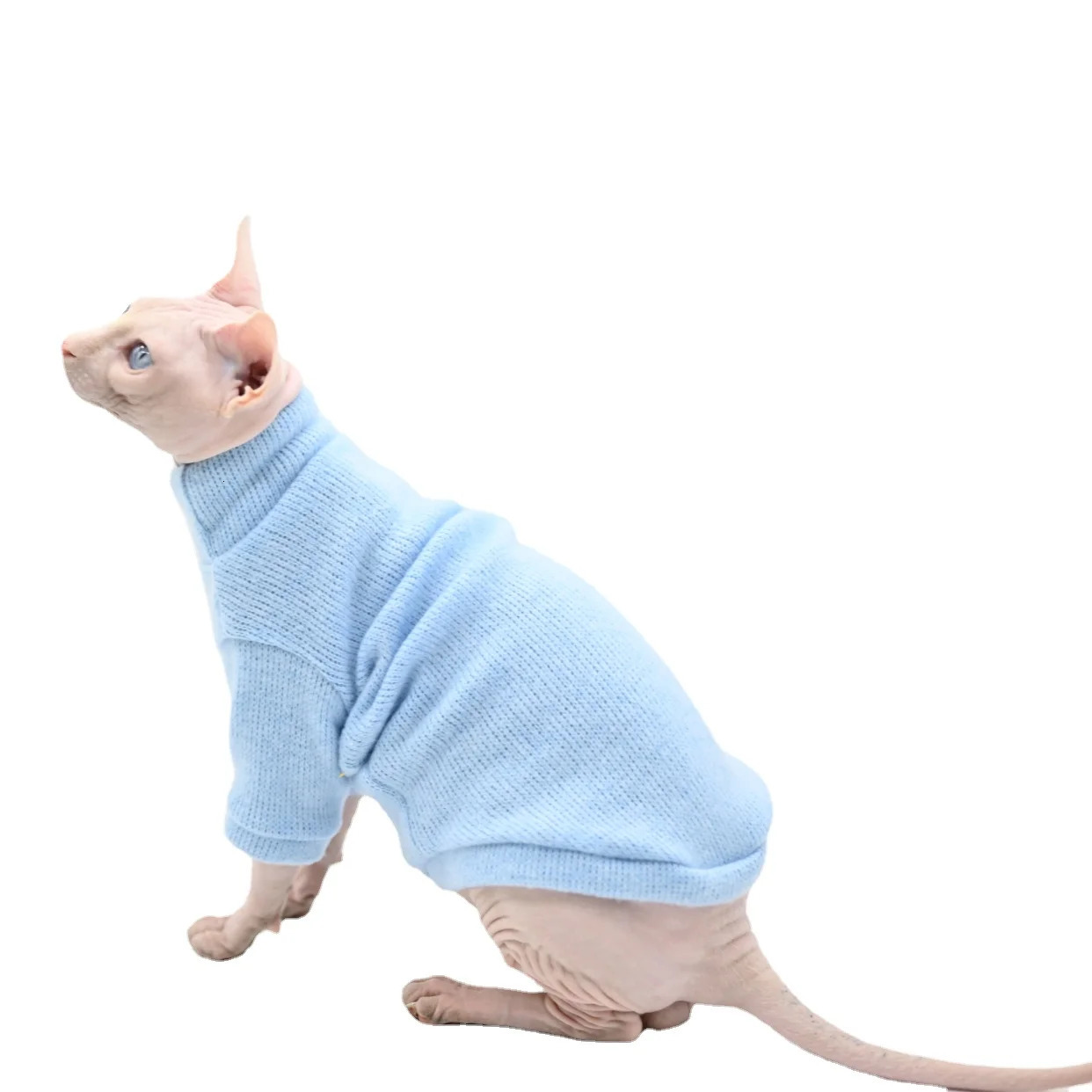 Sphynx Cat Clothes Warm and Soft Hairless Cat Sweater Devon Cat Clothes Cornish Peter Bald Cat Clothes Cat Outfit 251219
