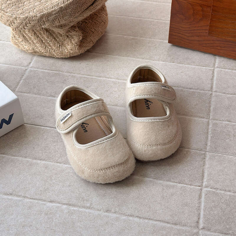 INS French Style Felt Small Leather 2025 Autumn New Korean Version Girls' Retro Suede Princess Soft Sole Single Shoes