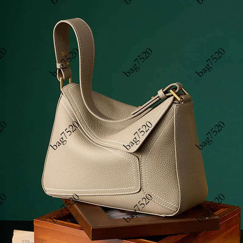Fashionable Women's Genuine Leather Geometry Design Luxury Shoulder Bags Cowhide Women Flap Crossbody Bag Female Handbags Pingshuo