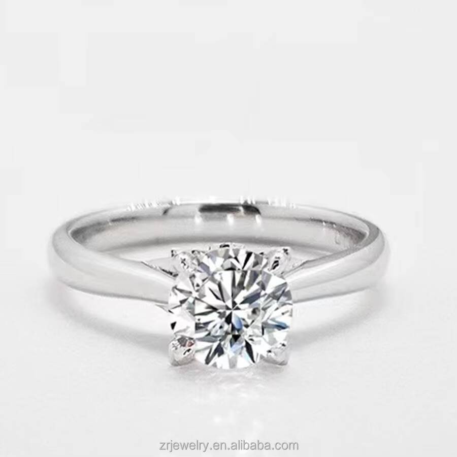 1ct 18k Gold IGI Certified VVS Fine Jewelry Lab Grown Diamond Engagement Ring Wedding Gifts Solitaire Diamond Ring Women