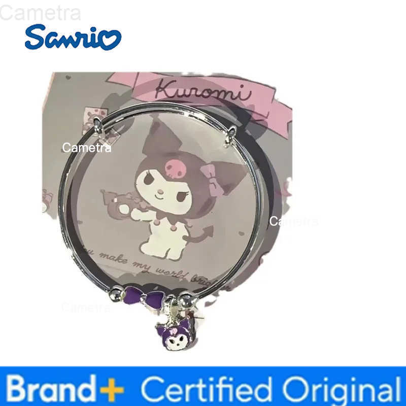 Sanrio Hello Kitty Bangle Bracelet Kuromi Cinnamoroll Melody Pendant Cute Bracelet H251229