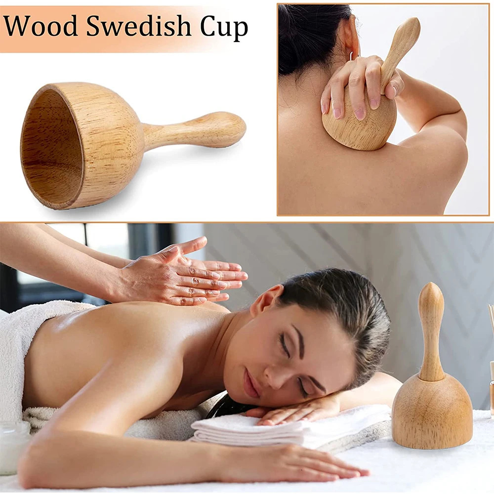 Body Wood Therapy Complete Kit Wooden Maderotherapy Kit for Reductive Massage Colombian Wood Therapy Tools for Body Contour Tool 251222