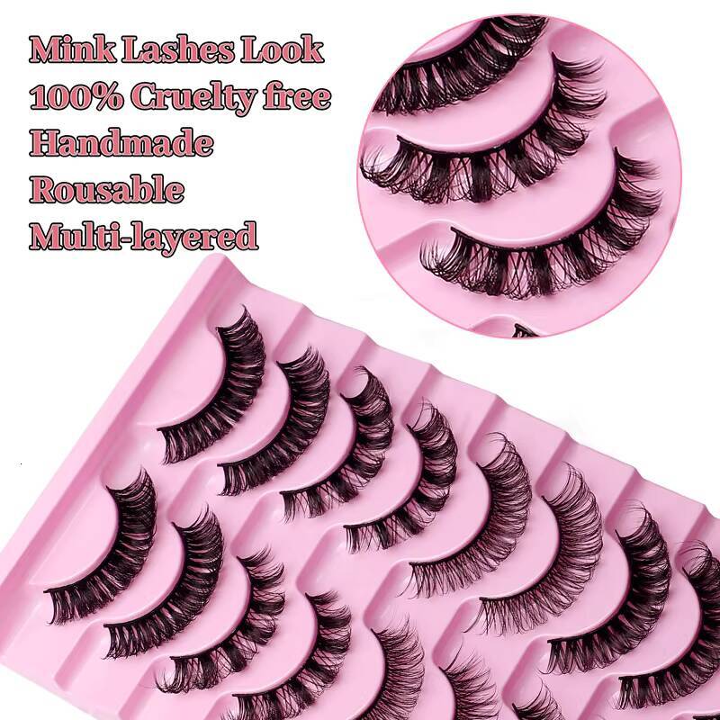 Classic Russian Strip Lashes Minks 15mm Mega Volume Lash Box Packaging Luxury Faux Mink Lashes