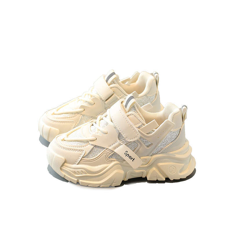 Ins Children's Dad 2025 Spring and Autumn New Korean Style Boys' Soft Sole Running Girls' Casual Sports Shoes