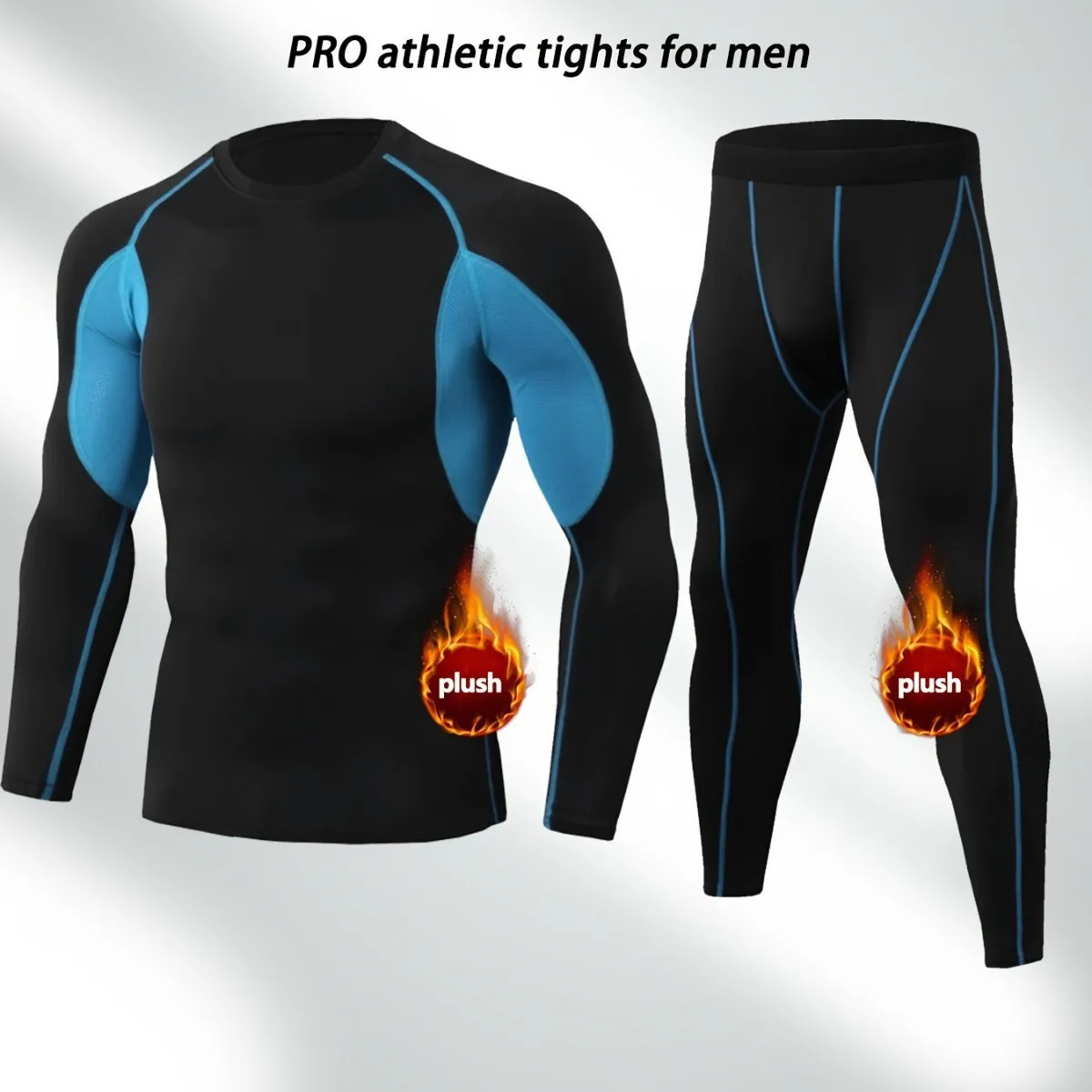 Professional Style 2025 Winter Men Running Sets Matching Windproof Sports for Plus Size Outdoor Fitness Track Suit 251219