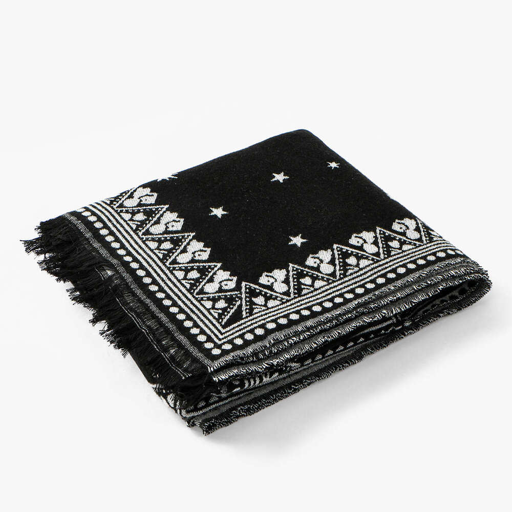 Autumn Winter New Ethnic Style Imitation Cashmere Warm Cape Simple Cold-Proof Matching Shawl For Women Eskeem