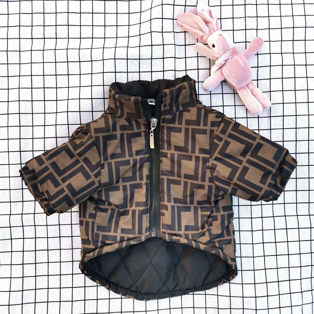 Trendy Pet Supplies Cotton Coat Winter Clothes French Bulldog Bichon Pomeranian Schnauzer Small and Medium Dog Apparel