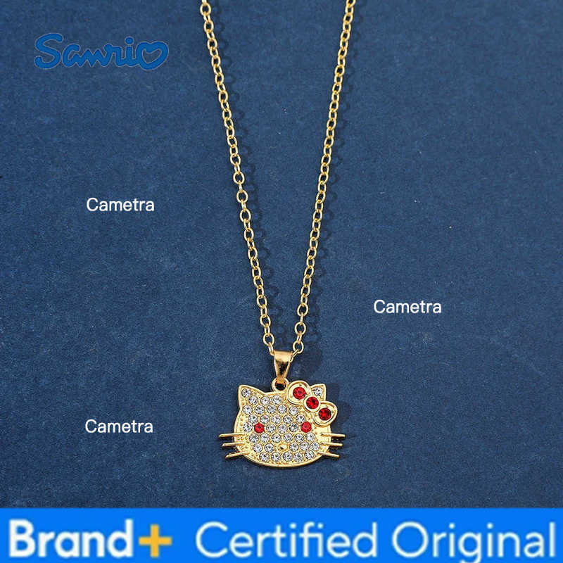 Sanrio Hello Kitty Anime Figures Cartoon Necklace Women Girl Decoration Birthday Gifts H251229