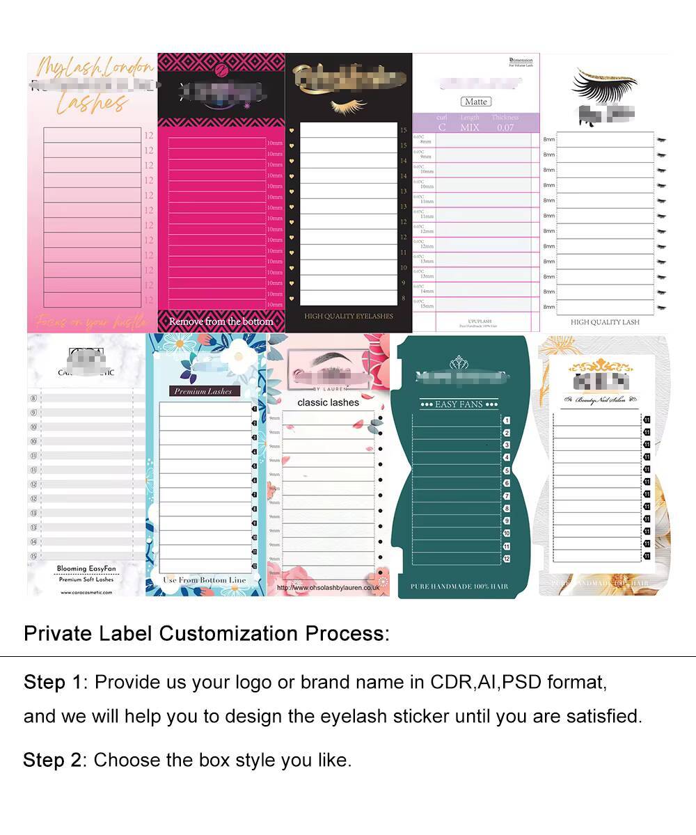 Brown 2D Shaped Y Lashes 007 Extension Eyelash Korean PBT Easy Fan Bloom Lash Trays Mix B C D Curl Cashmere Lash Extensions