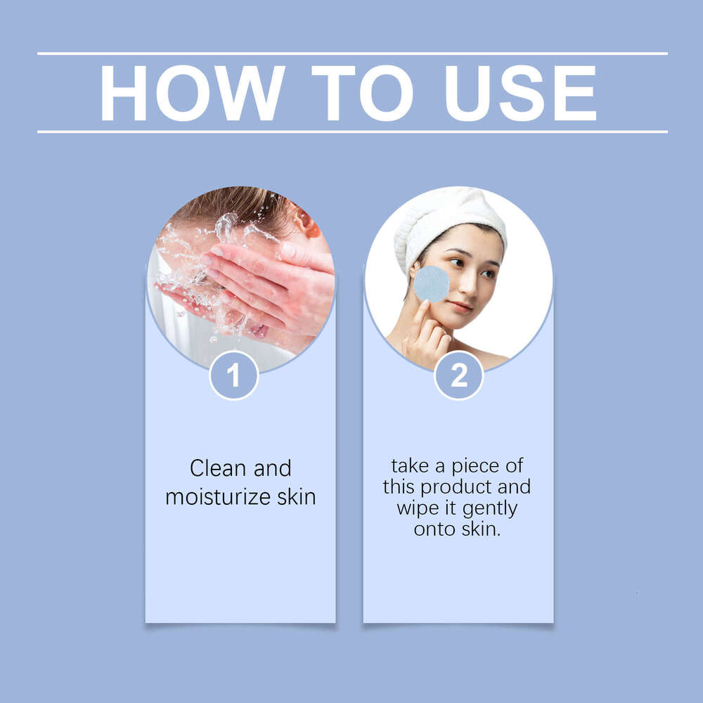 West Month Glacier Water Cotton Gentle Repair Moisturizing Soothing Brightening Skin Nourishing Pads