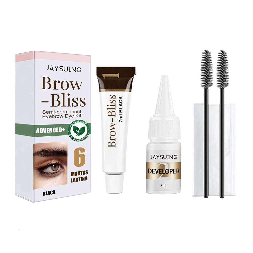 Jaysuing Kit Long-lasting Waterproof Smudge-proof Eyelash and Eyebrow Tint Set