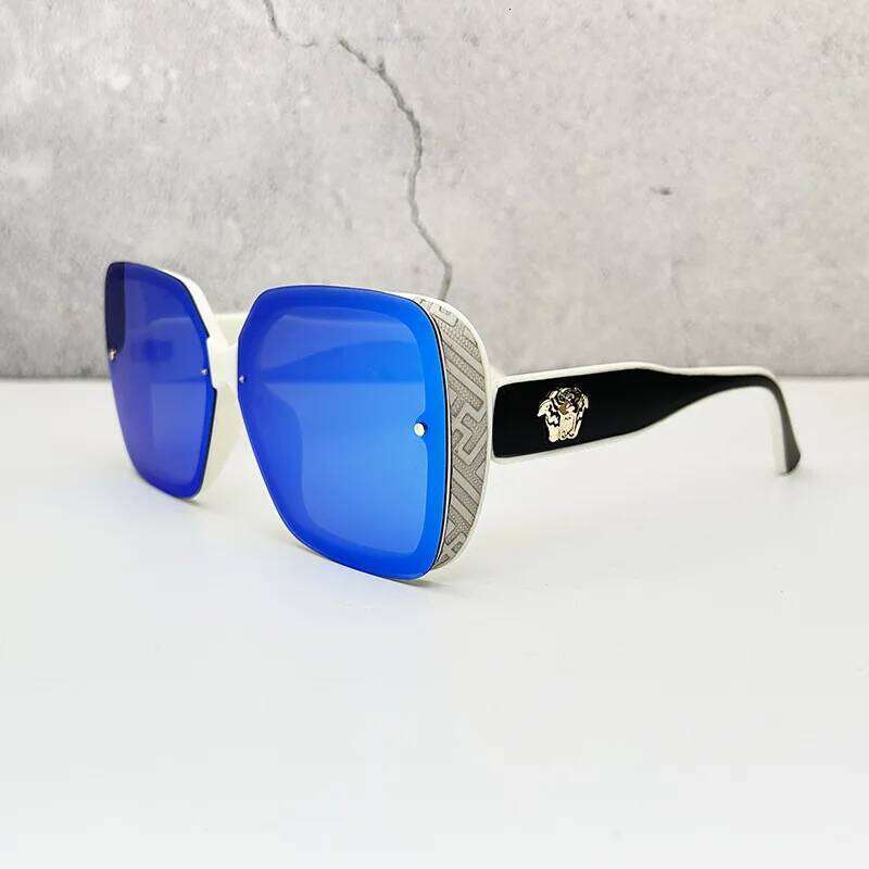 New Rimless Leopard Sunglasses Men Women Luxury Personalized Street Show Polarized Sun Glasses Ladies Gafas De Sol Uv400