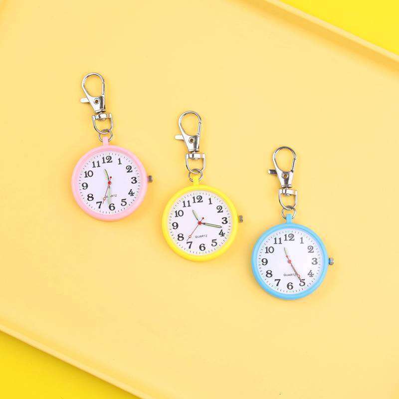 Clear Large Digital Luminous Nurse Keychain Hanging Exam Use Student Entry Civil Servant Pocket Elderly Watch