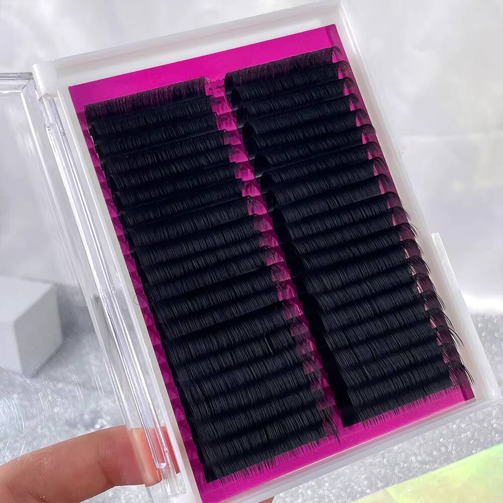 003 Cashmere Lashes Wholesale Custom Packing Eyelash Trays Cashmere Mink Lash Extensions Trays Supplier