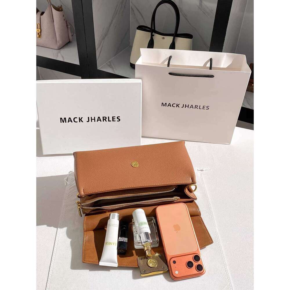 MACK JHARLES retro Commuting Large Capacity Tote Bag Women's 2025 Autumn and Winter New High-Quality Handbag