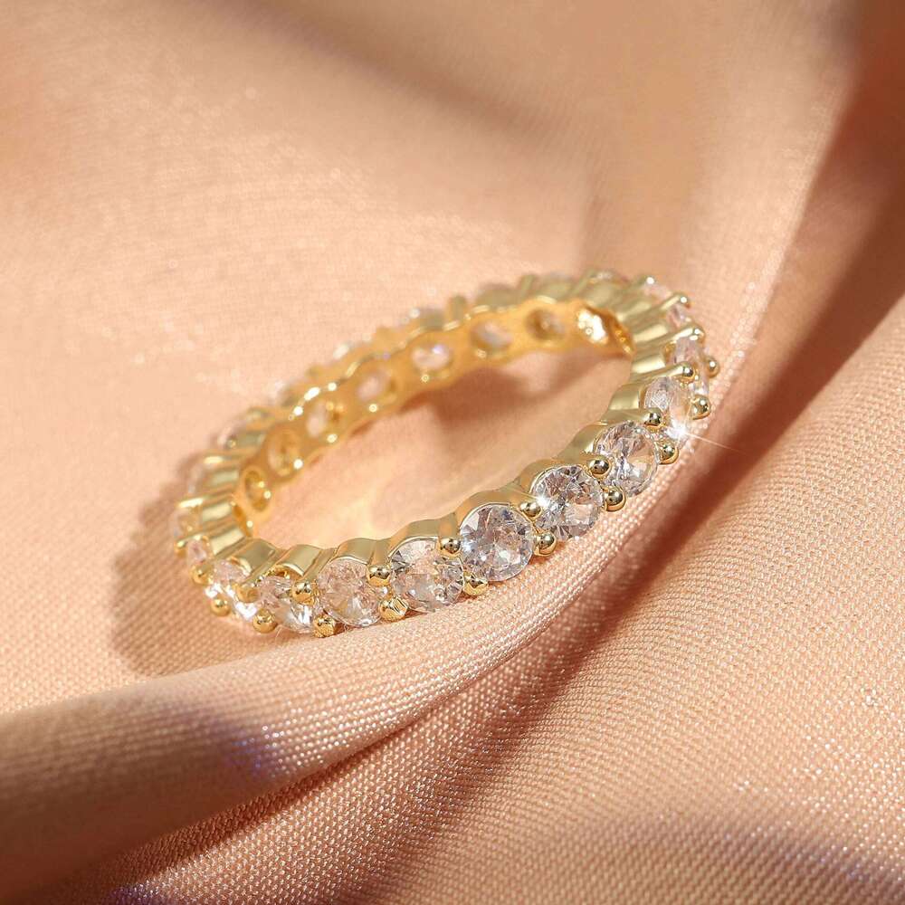 ZAKOL Brand Geometric AAA Cubic Zirconia Engagement Ring for Women Shining Brilliant CZ Proposal Wedding Jewelry