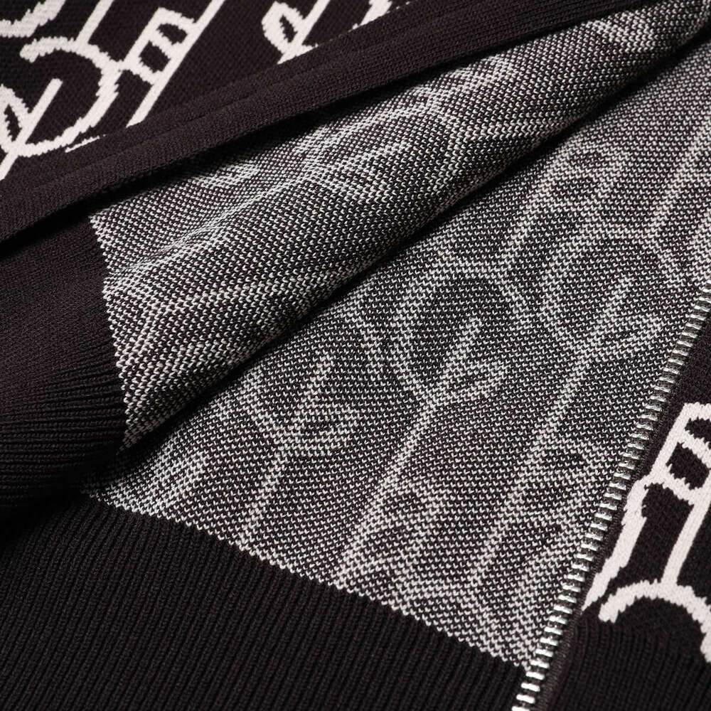 High-End Quality In-Stock Spring And Autumn New Heavy Knit Internet Celebrity Casual Style Top Jacket + Pants Set