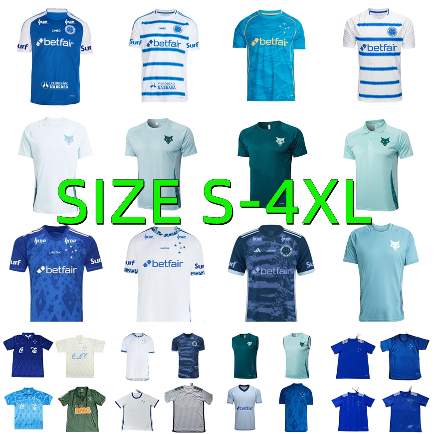 2025 2026 Cruzeiro EC Soccer Jerseys 1993 1994 Retro 20 21 22 23 24 25 26 M.VITAL JUSSA MACHADO GIOVANNI EDU BRUNO JOSE football shirt CIFUENTES ARTHUR GOMES M.PEREIRA