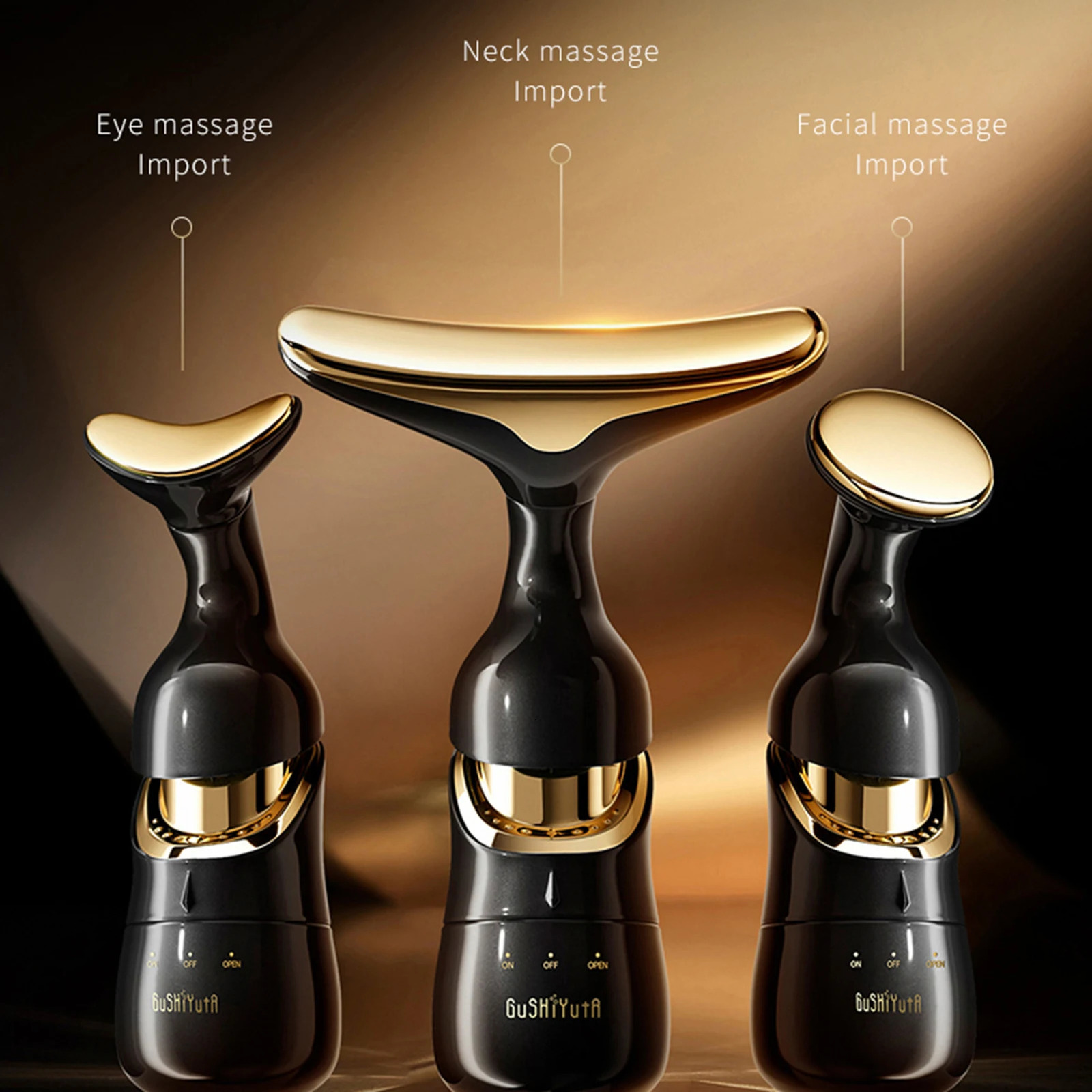 3 In 1 Skin Care Facial Firming Lifting Device Neck Facial Eye Massage Face Slimmer Anti Aging Skin Care Face Sculpting Tool 251222