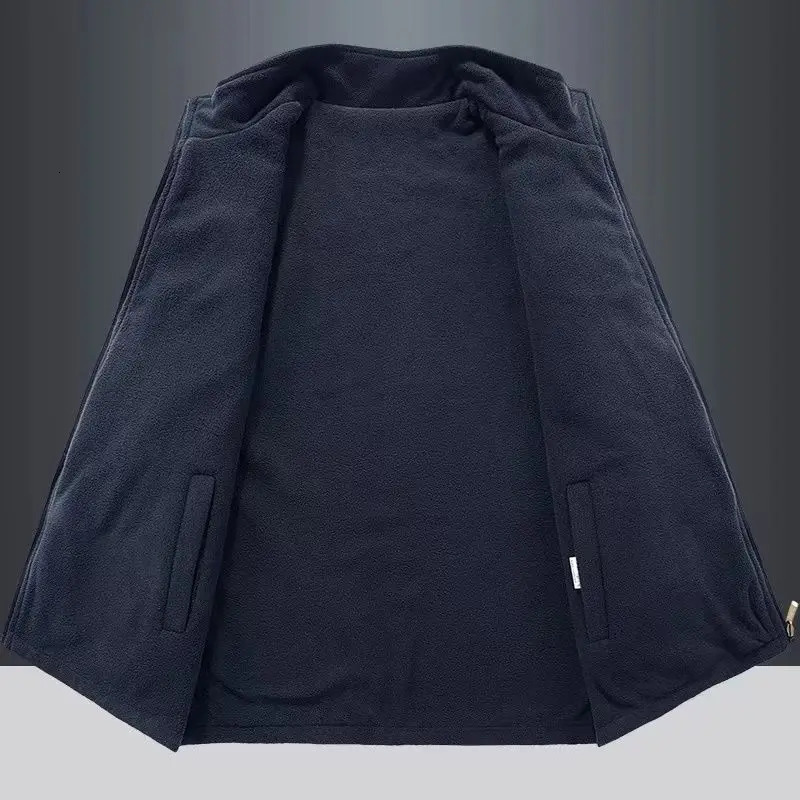 Men Outdoor High Quality Sports Leisure Windproof Breathable Sleeveless Thick Vest Fashionable and Warm Comfort 251225