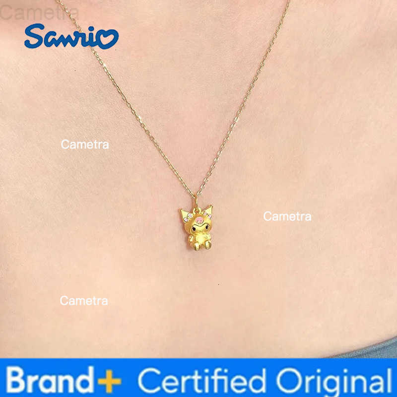 Sanrio Kuromi 3D Doll Necklace Accessories Cute Cartoon Anime Clavicle Chain Y2K Jewelry for Girls Birthday Kawaii Gift H251229