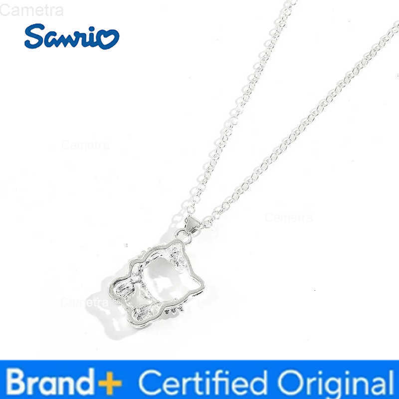 Sanrio Kawaii Necklace Anime Character Hello Kitty Pendant Cartoon Sweet Accessory Card for Cute Girl Birthday Gifts H251229