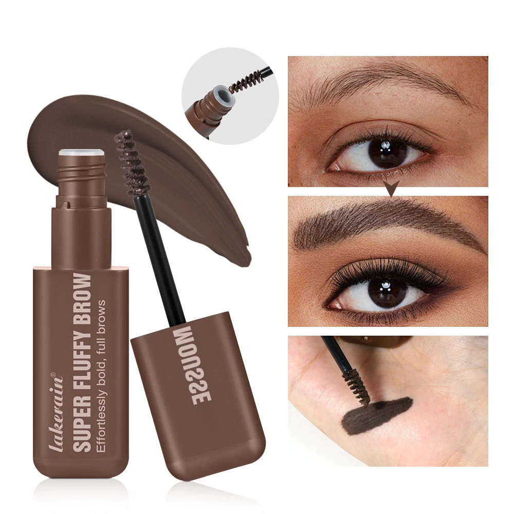 Superfluff Volumizing Brow Mousse Tint for Eyebrows Tinted Brow Gel Brown Long Lasting Waterproof Eyebrow Tattoo Dye Cosmetics 251224