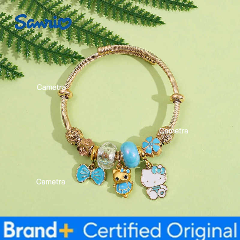Sanrio Cartoon Glamour Bracelet Cute Hello Kitty Pendant Bracelet Jewelry Girl Gifts H251229