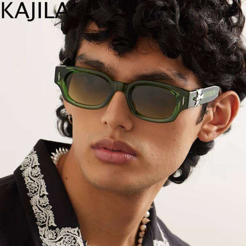 Small Rectangle Eagle Punk Sunglasses Men 2025 Luxury Brand Fashion Square Sun Glasses For Women Steampunk Shades Eyewear Uv400