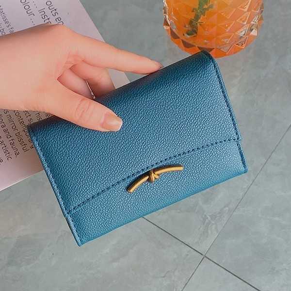 New Fashionable Versatile Short Wallet Niche Casual Clutch Lightweight Coin Purse