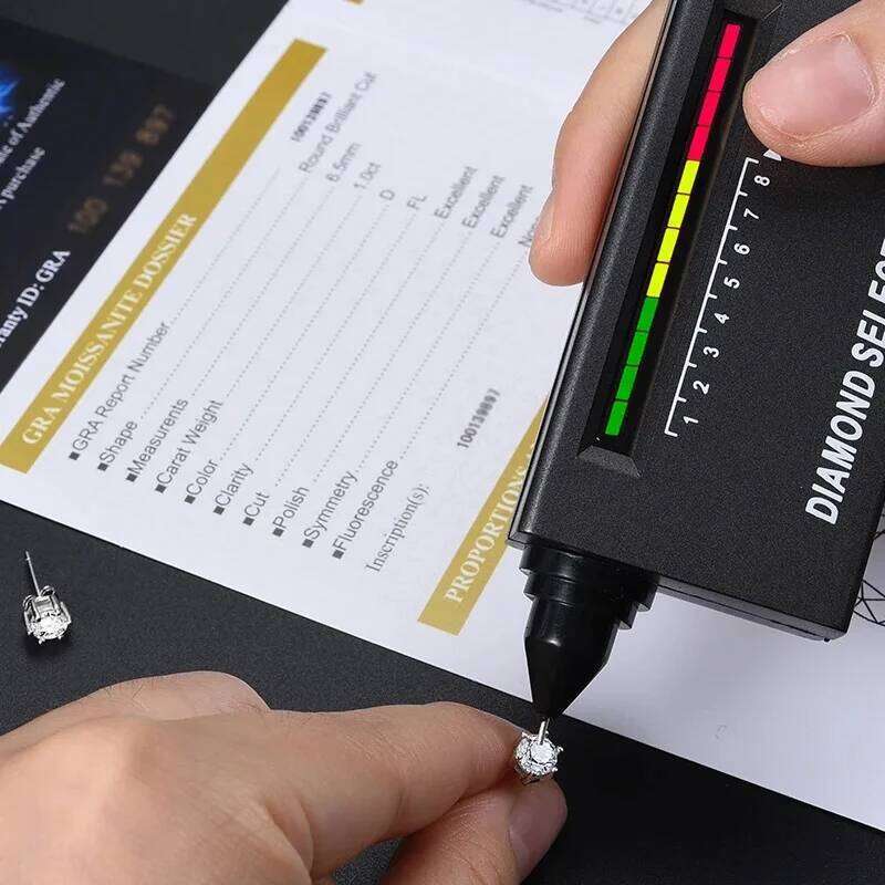 GRA 0.5ct-2ct D Color Certified Moissanite Stud Earrings Lab Created Diamond 925 Sterling Silver Gold Plated Wedding Jewelry 41d