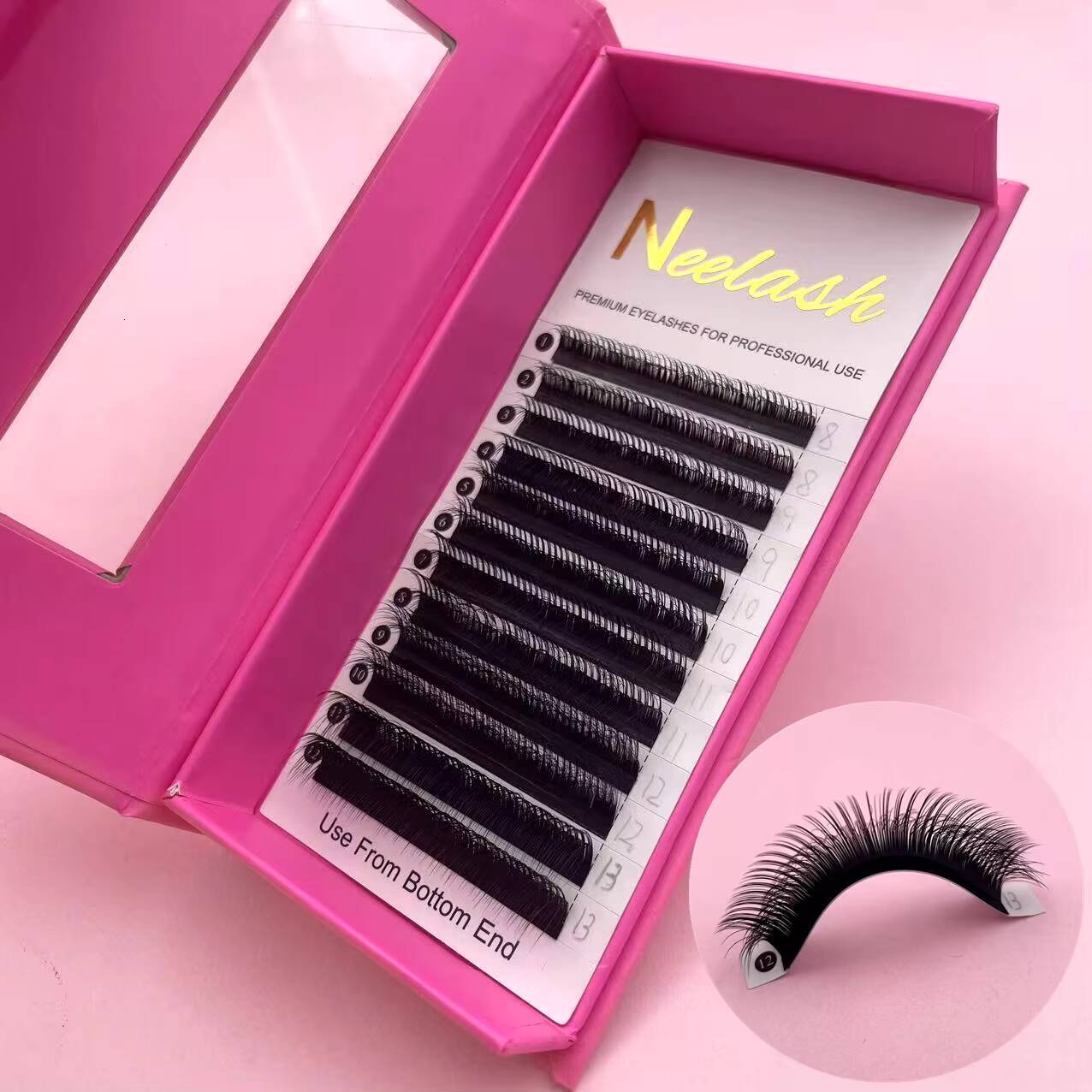 Private Label 3D Multi-Layer Camellia Eyelash Extensions Wild Fluffy DIY Eyelash Extensions Soft Easy Fan Pre-Made Dense Lashes