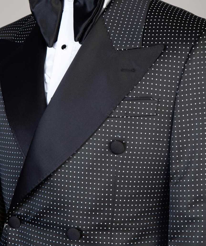 Fashion Men's Suit 2 Pieces Blazer Pant Double Breasted Peaked Lapel Formal Business Special Occasion Customized