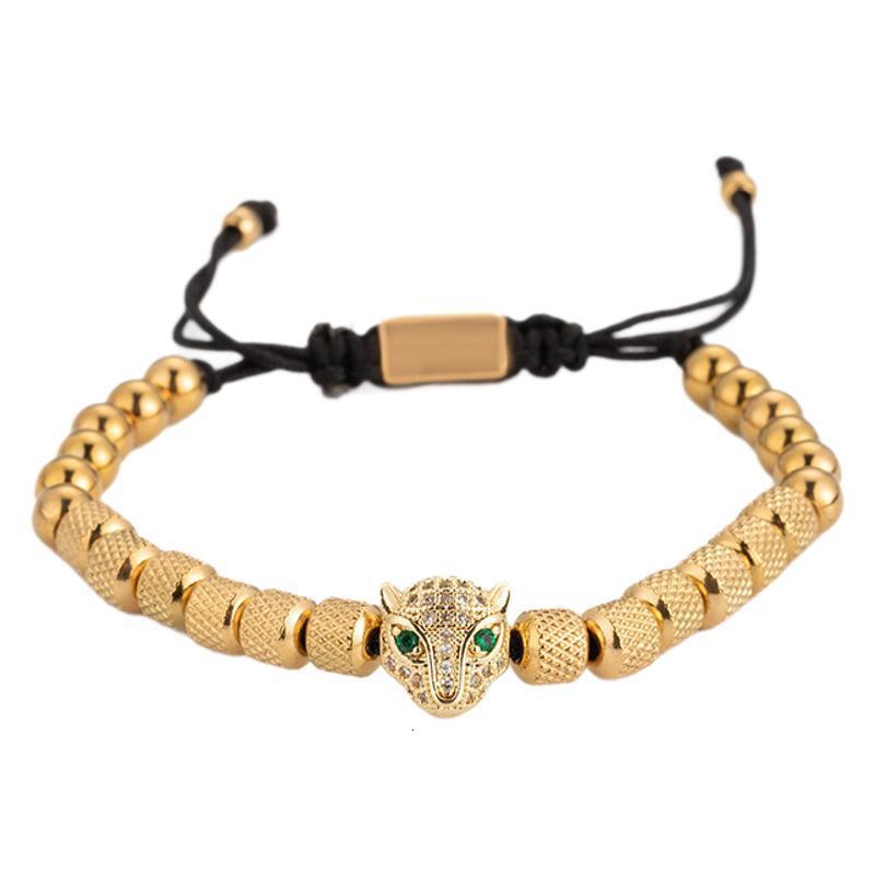 Luxury Brand Designer Jewelry European And American Pineapple Bead Leopard Head Zircon Braided Bracelet Twist Bracelet Roman Numeral Bracelet Set Comb