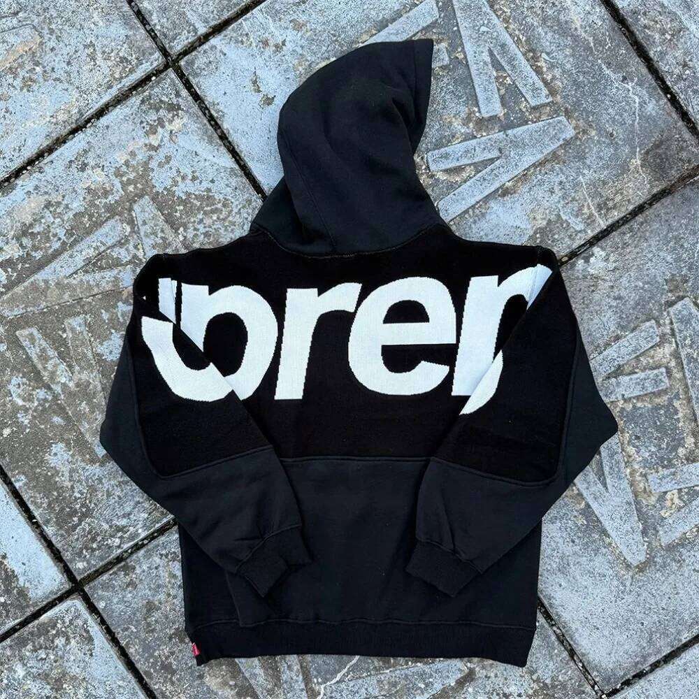 Retro Super Letters Printed Pattern Hoodie Y2k Gothic Street Clothing Men And Women Loose Casual Sportswear Hip Hop Clothes Tops