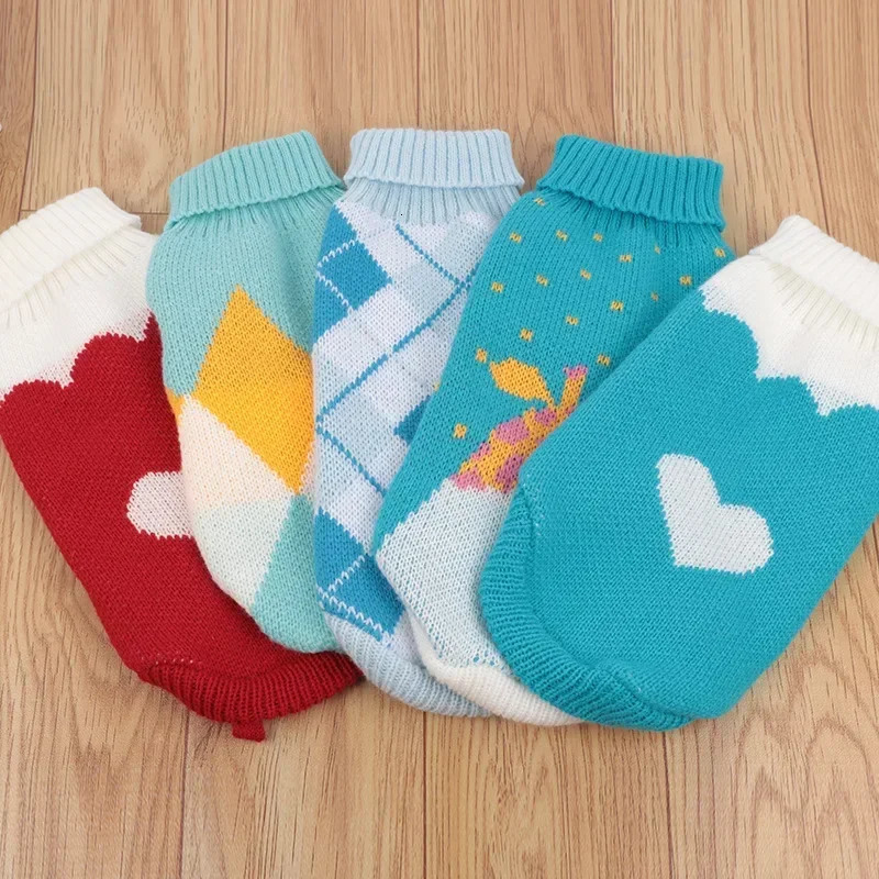 Cat Clothes Gatos Sweater Pet Dog Clothing for Small Medium Puppy Dogs Cats Winter Warm Coat Teddy Pug Jacket Soft Vest 251219