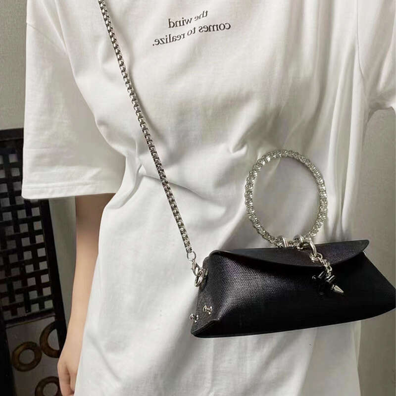 JINXIANGGUO JIOMAY Women S Vintage Rhinestone Clutch Bag With Chain Metal Ring Handle Detachable Strap Synthetic Leather Luxury Designer Handbag Closu