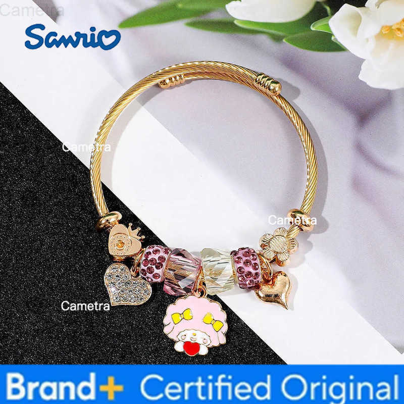 Sanrio Cute Figure Creative Bracelet Fashion Sweet Cartoon Bangle for Festival Girls Jewelry Accessory Unique Gift H251229