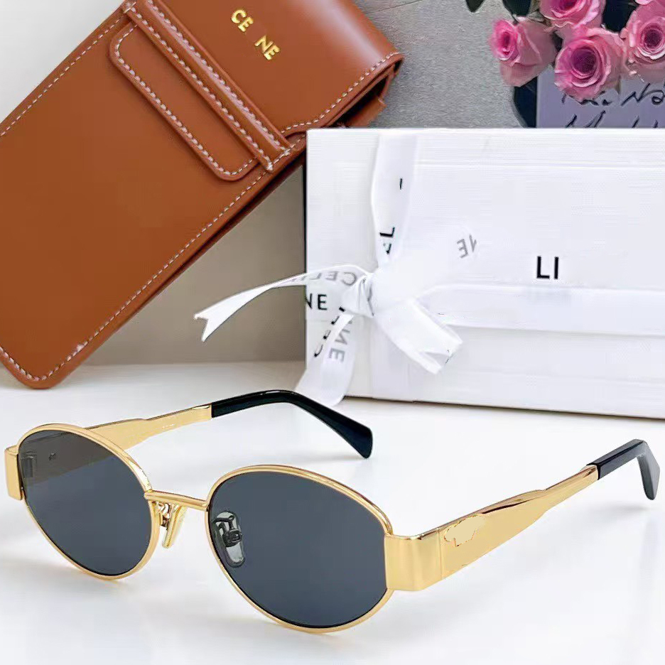 Designer sunglasses unisex high-quality classic sunglasses luxurious and versatile gold-rimmed sunglasses mens sunglasses with UV400 protection