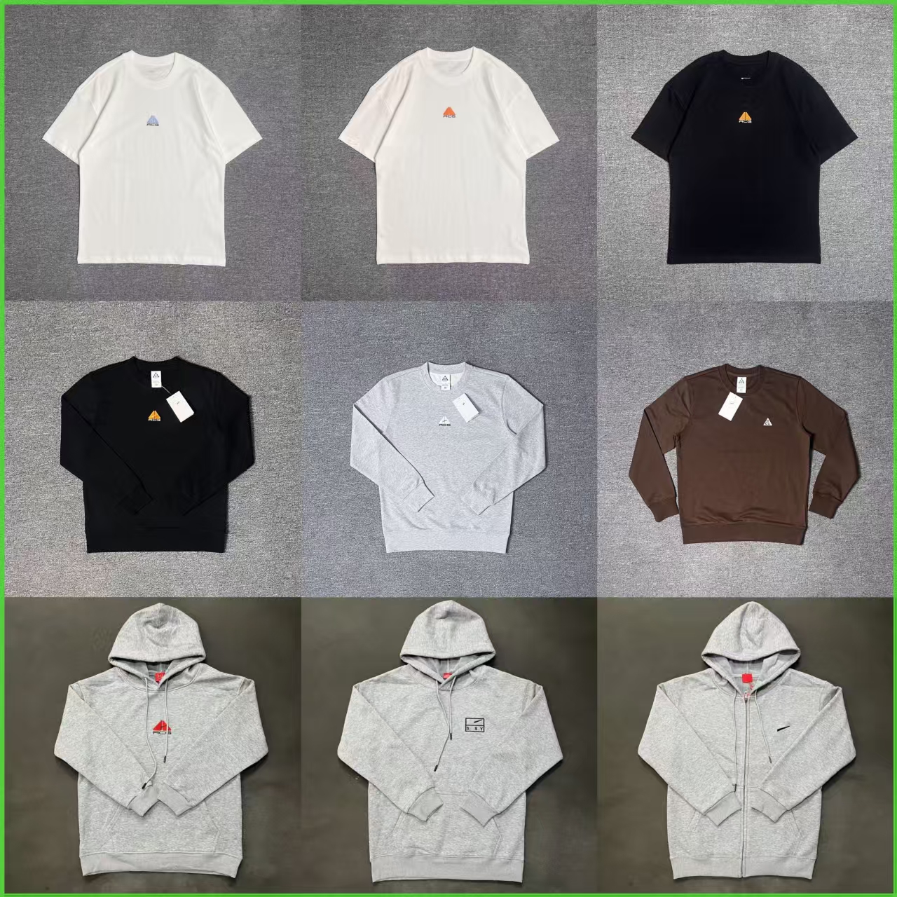 ACG Hoodie designer Mens T-shirt Summer T-shirt Cotton ACG brand fashion loose printed top T-shirt fabric cotton Loose Sports Casual Cotton Short Sleeve T-shirt