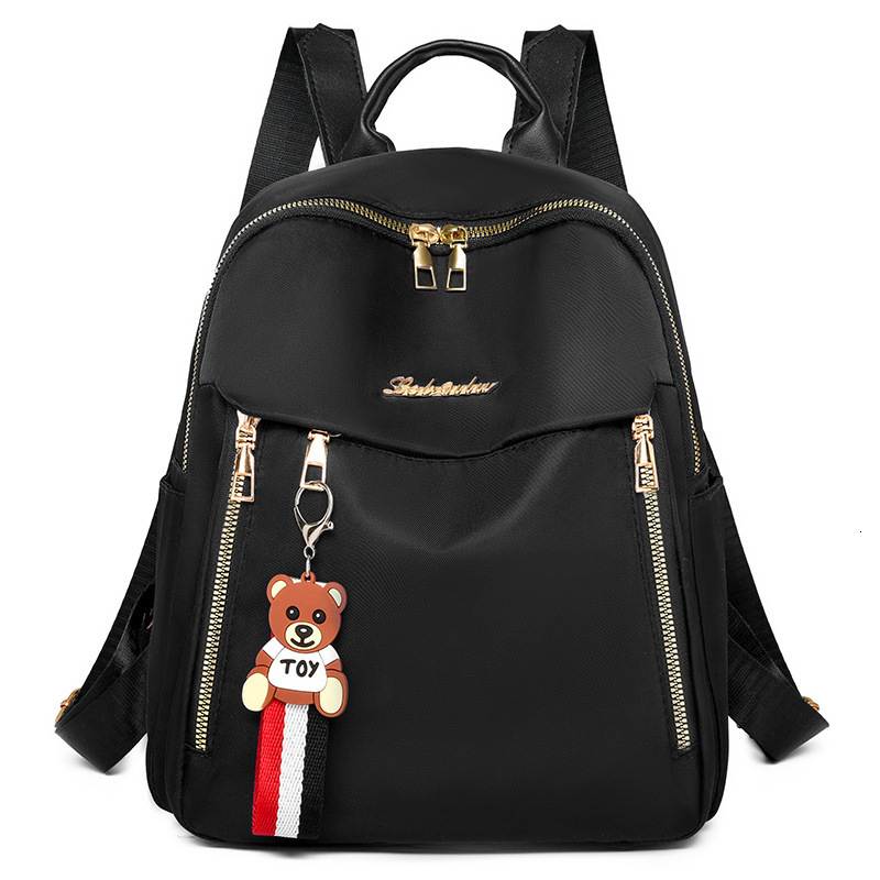 New Simple Womens Backpack Fashionable Commuting Versatile Casual Backpack Large Capacity Niche Student School Bag