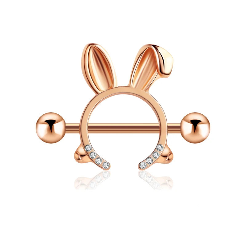 1 Pair Heart Barbell Nipple Ring Piercing Helix Piercing Sexy Nipple Jewelry High Quality Zircon Nipple Rings For Women Oreja 251224