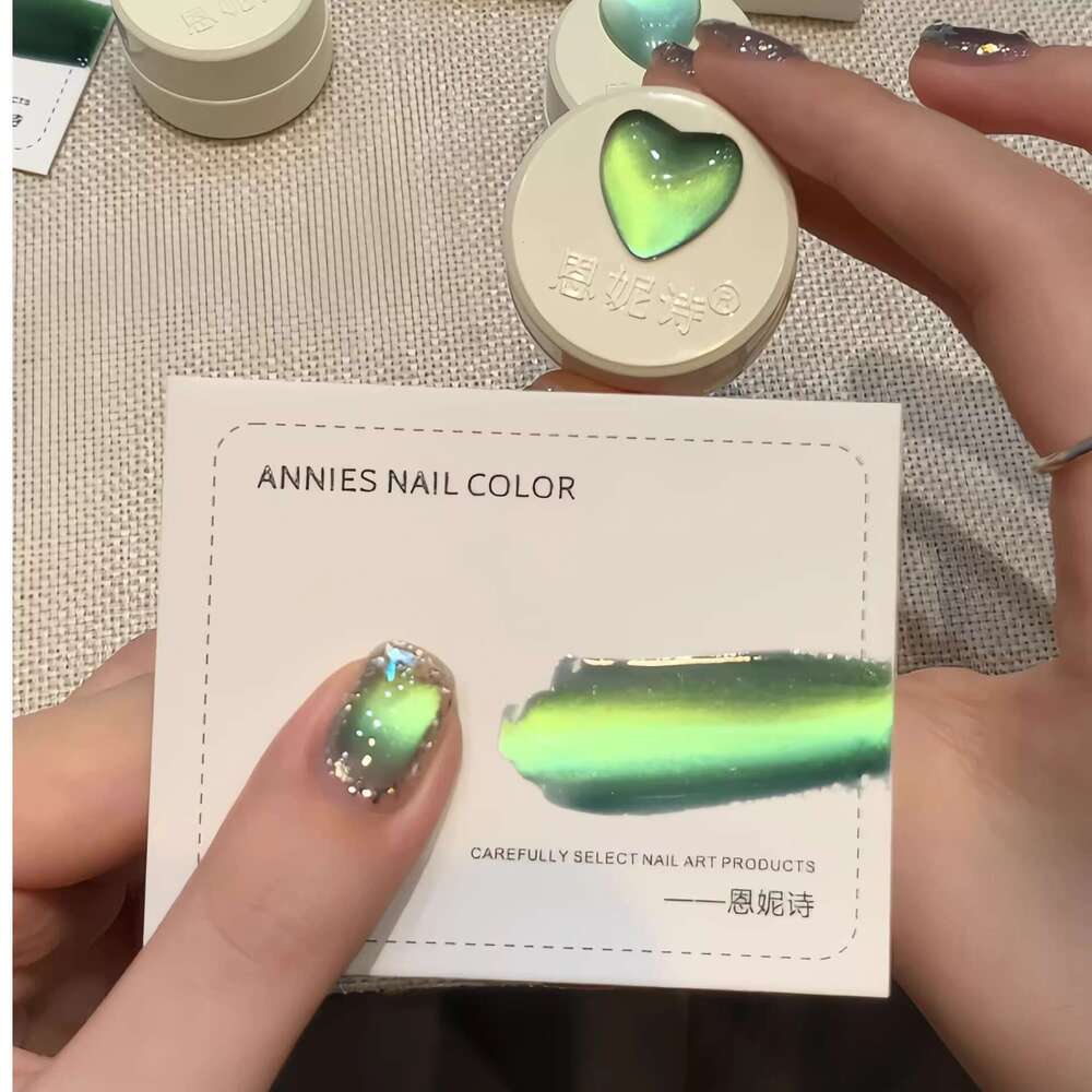 Ennis Summer Night Shadow Star Bamboo Polish Gel 2025 New Hot Glass Bead Cat Eye Nail Art Special