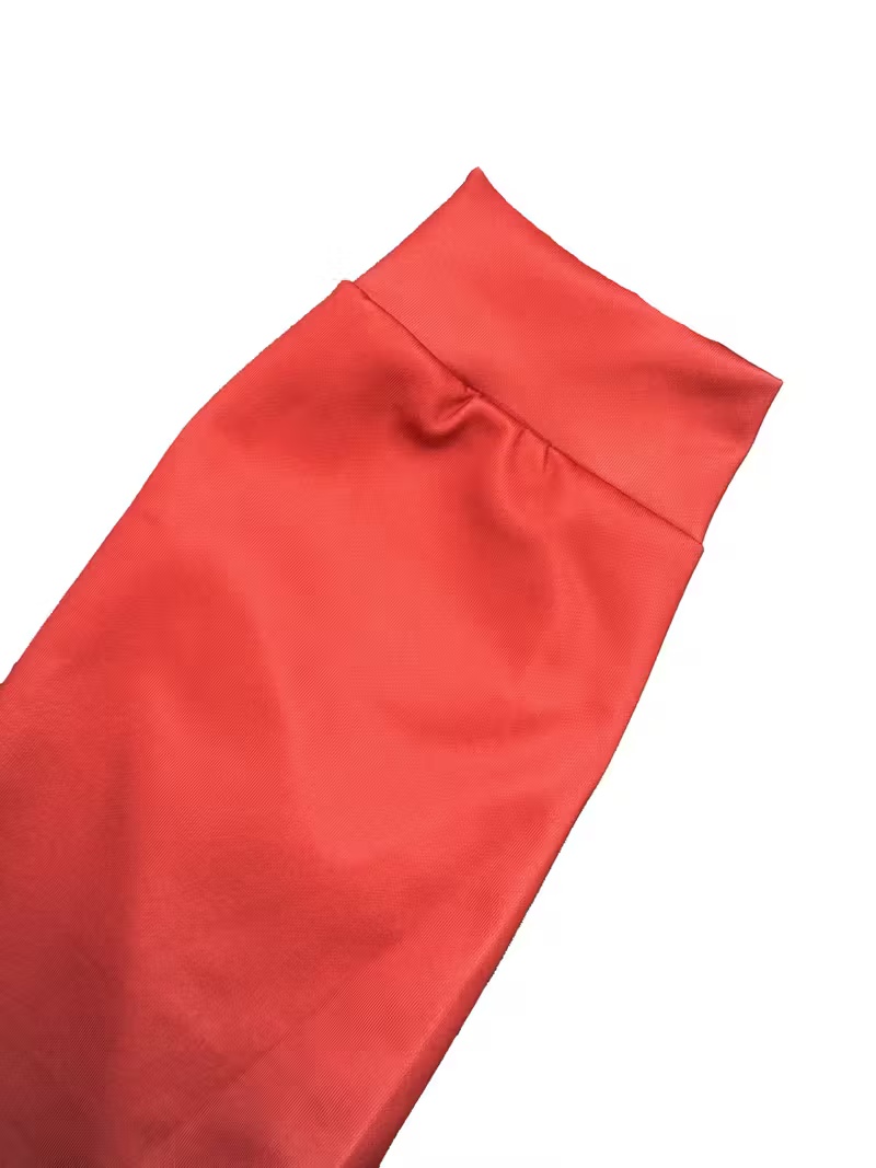 Parisian-Style Men's Hoodie in Black and Red Gradient Color-Blocking with Letter Print Loose-Fit Casual Streetwear Pullover Hoodie